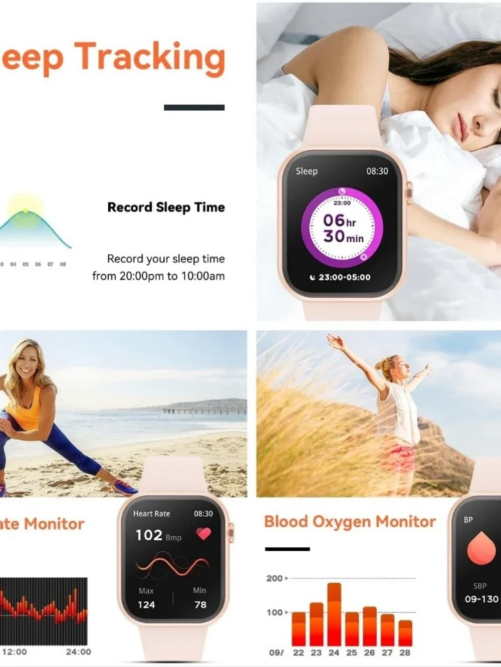 Smart Watch (Answer/Make Call) 1.85inch - PINK